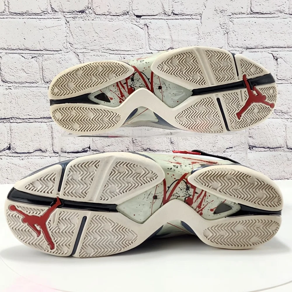 AIR JORDAN 8.0 VARSITY RED 2011- Sneakers, White/neutral Grey/flint, size 13